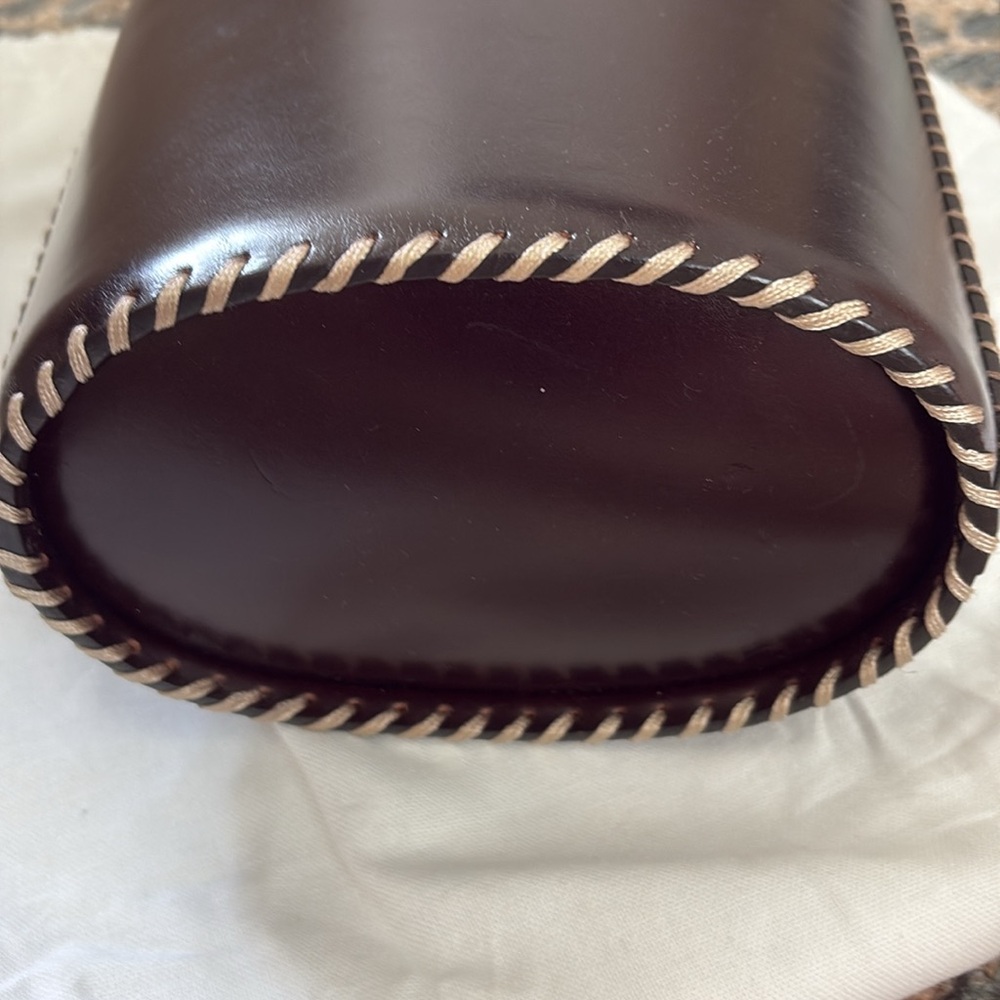 EUC Chloe Louella Bucket Bag in Ebony Brown Large Size - Picture 7 of 13